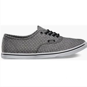 VANS Authentic Lo Pro, Chambray Dots, Black, 9W US